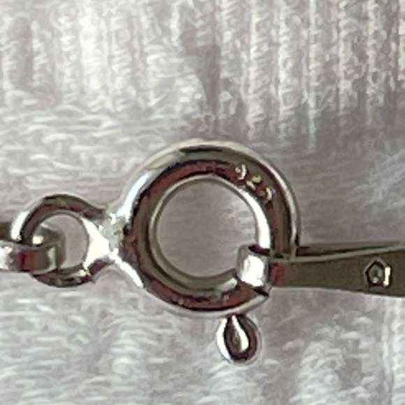 925 Sterling Silver Hamsa Pendant Necklace - Picture 6 of 8